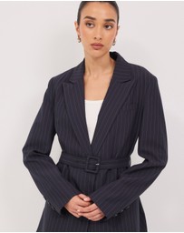 Calli - Rhode Pinstripe Blazer
