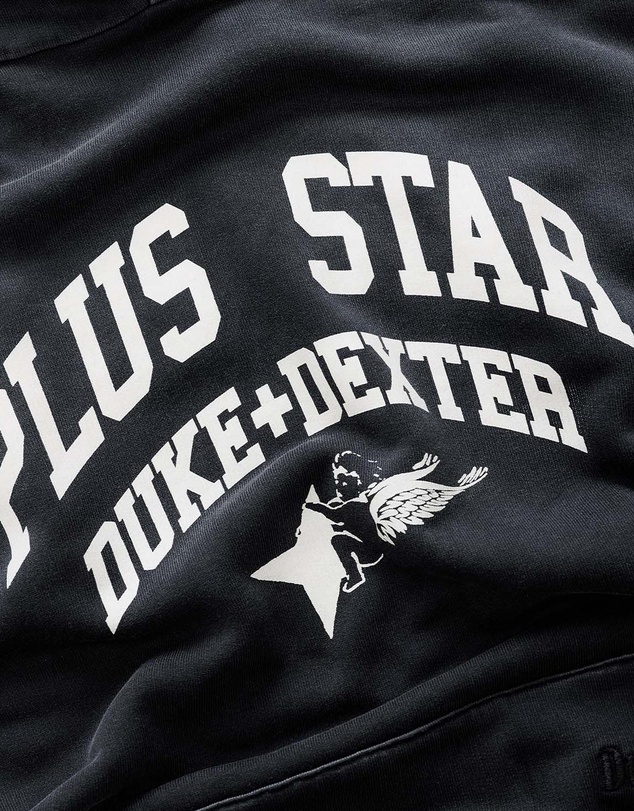 Duke + Dexter - Plus Washed Grey Hoodie