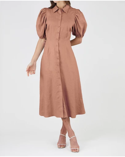 Amelius - Julius Linen Midi Dress