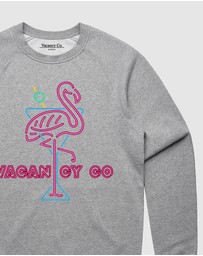 Vacancy Co - Flamingo Club Crewneck - Youth