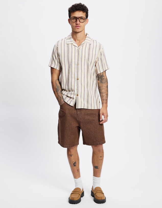 Rhythm - Vacation Stripe SS Shirt