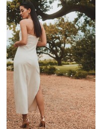 NEXT - Textured Bandeau Midi Dress