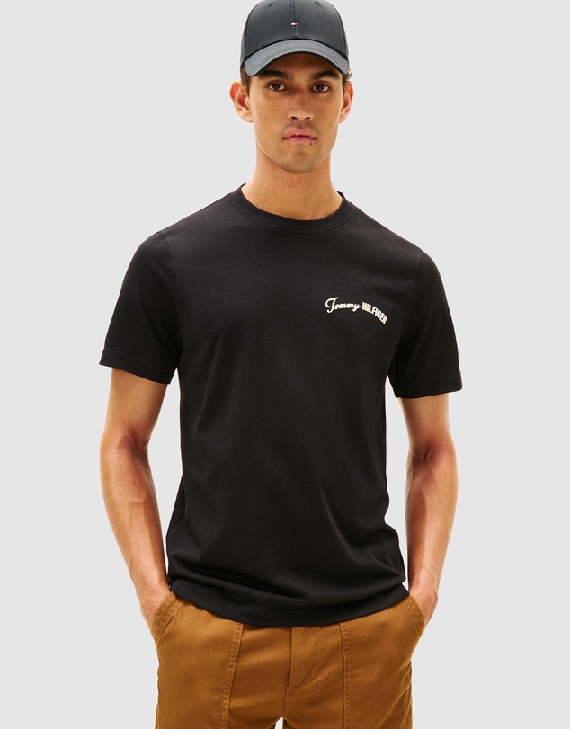 Tommy Hilfiger - Back Logo Jersey Crew Neck T-Shirt