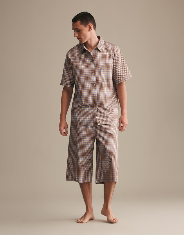 Resting - Soft Woven Cotton Jules Short Sleeve Shirt