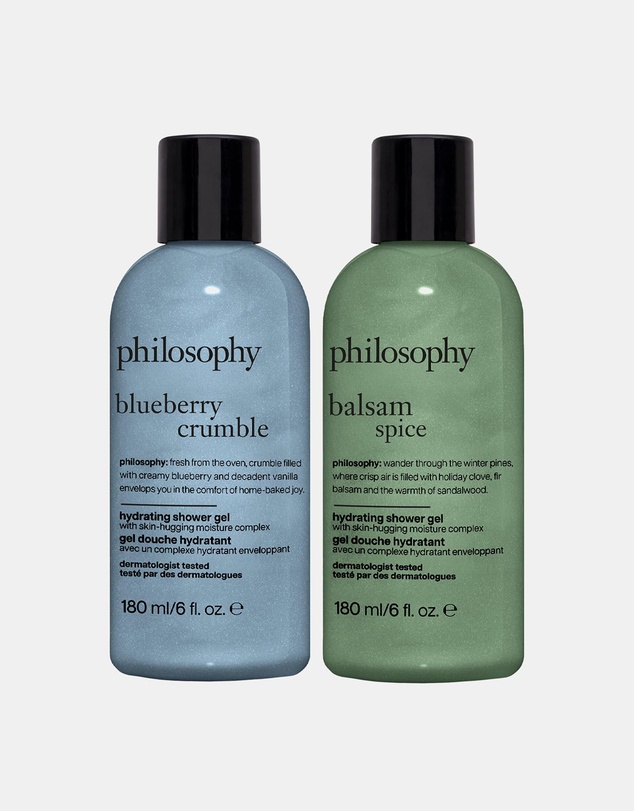 Philosophy - Philosophy Magical Shower Gel Duo Set 2 X 180mL Blueberry Crumble Baslam Spice