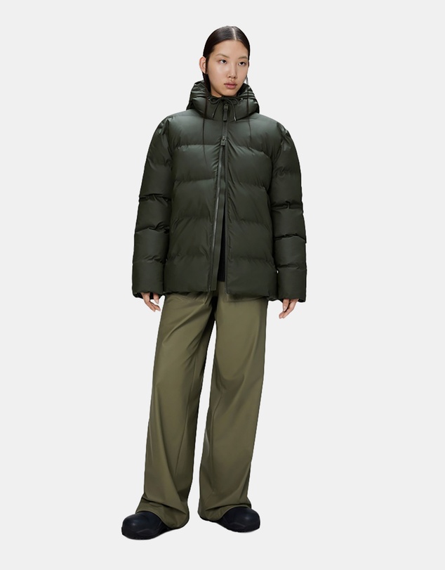 RAINS - Women's Alta Puffer Jacket Green