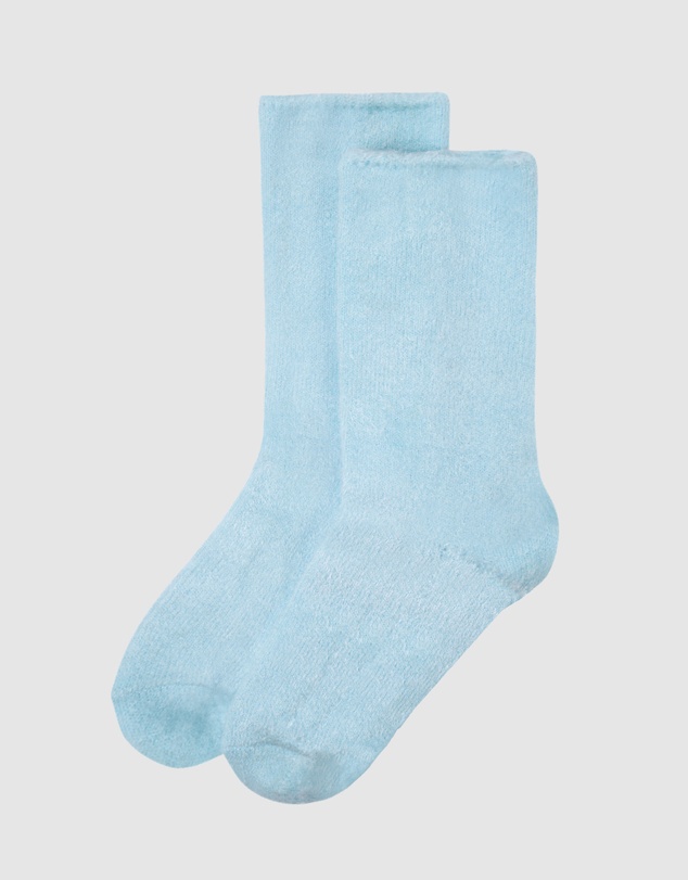 Bamboozld - 3 Pack Fluffy Bamboo Lounge Bed Crew Socks