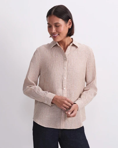 Sportscraft - Dahlia Stripe Linen Shirt