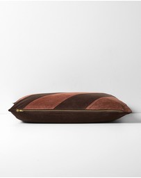 Aura Home - Velvet Stripe Cushion