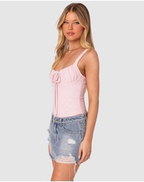 EDIKTED - Carol Eyelet Bodysuit