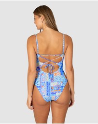 Baku Swimwear - Tulum V Neck One Piece Swimsuit