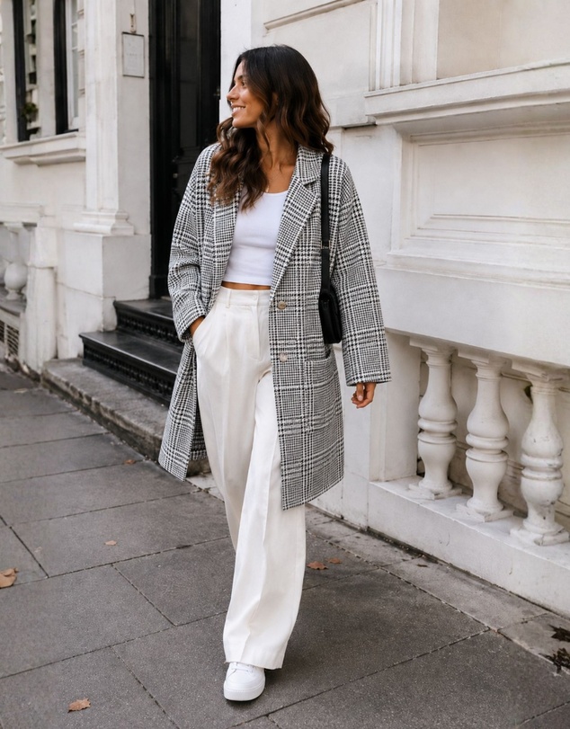 Esther & Co - Polaris Coat - Print