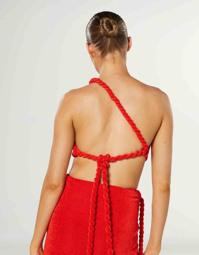 Winona - Valor Asymmetrical Top Red