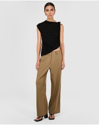 Staple the Label - Eva Twist Detail Top