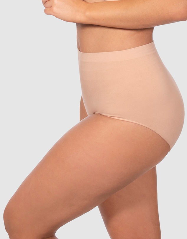 B Free Intimate Apparel - Seamless Cotton Full Briefs - 3 Pack