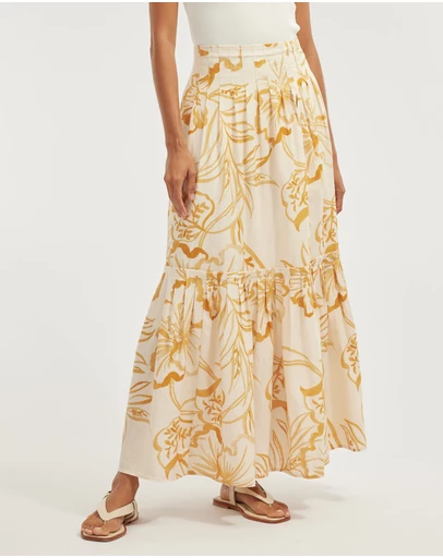 Amelius - Rosemallow Pleated Skirt