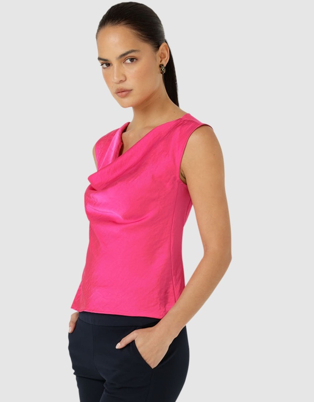 SACHA DRAKE - Luxe Cowl Bias Top