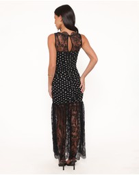 Petal & Pup - Jubilee Maxi Dress - Black Polka Dot