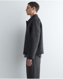 COS - Reversible Checked Herringbone Wool Jacket