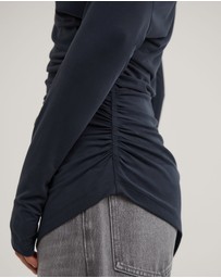 Witchery - Asymmetric Tunic Long Sleeve Top