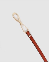 Belle & Bloom - London Mood Leather Tie Belt