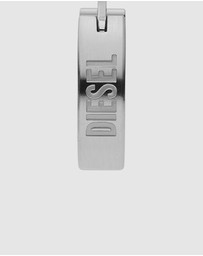 Diesel - Diesel Font Silver tone Earring