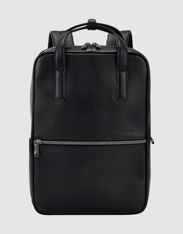 Samsonite - Classic Leather 14.1'' Laptop Backpack With Handles