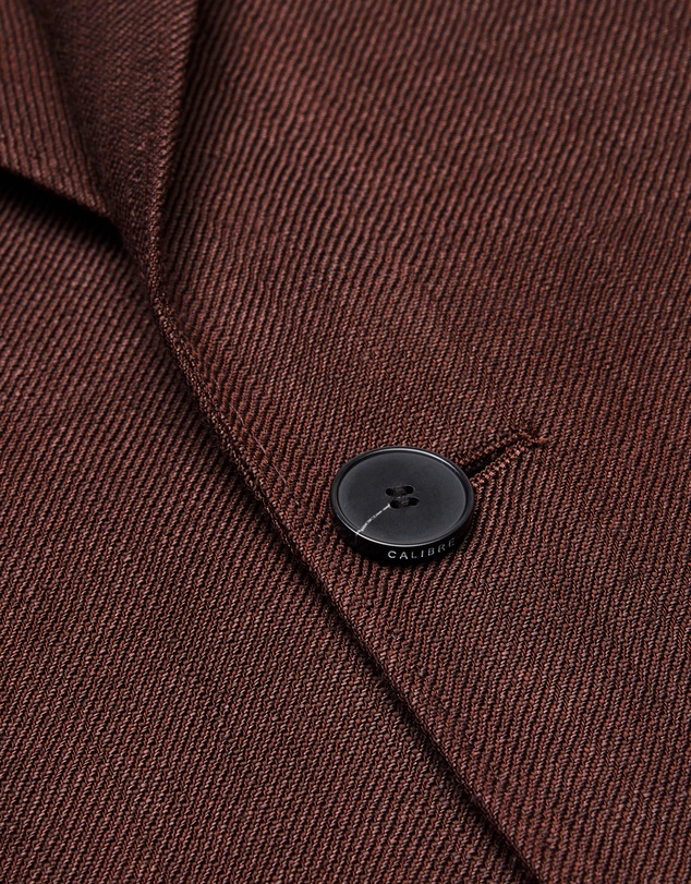 Calibre - Twill Linen Blend Suit Jacket Bourbon