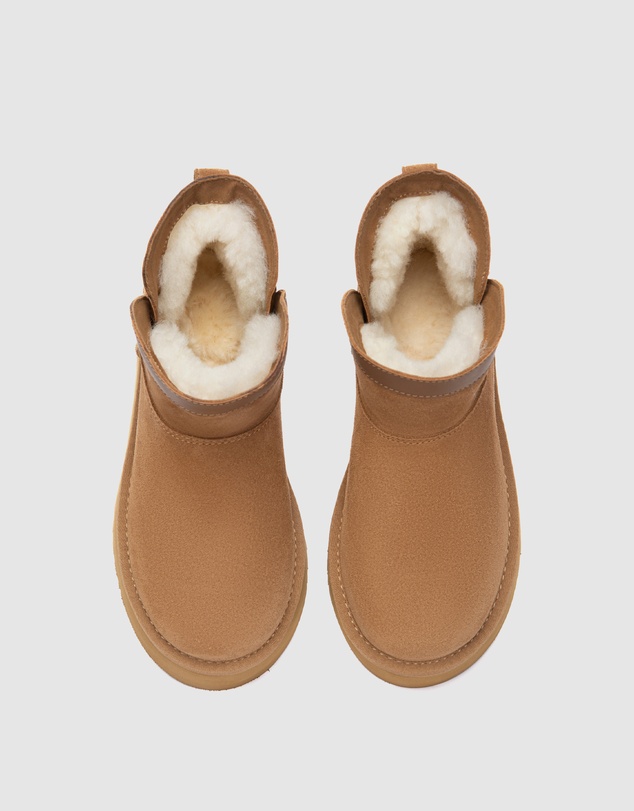 EVERAU - Australian Shepherd Ugg Mini Wintra Platform Cow Suede Upper UGG Boots