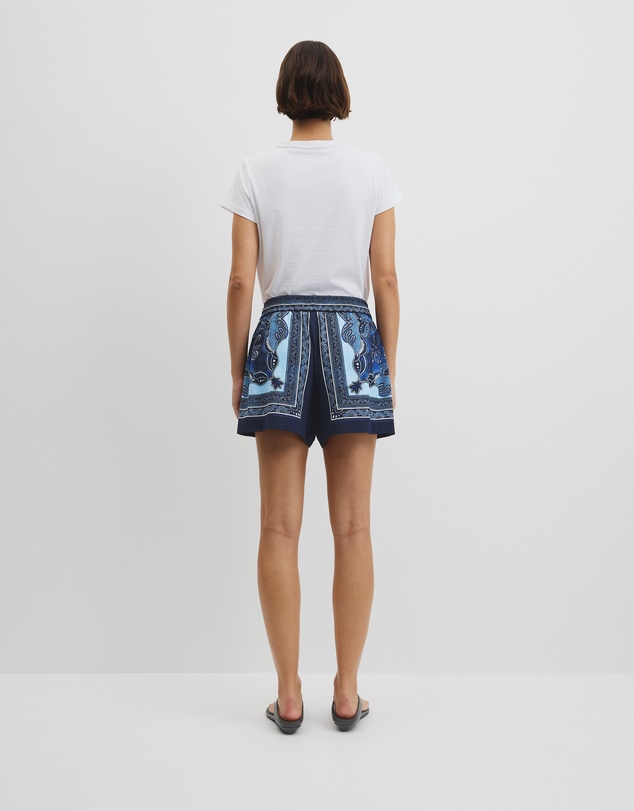 Country Road - Scarf Print Short