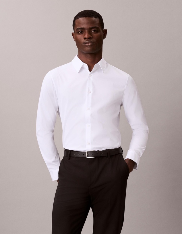 Calvin Klein - Supima Cotton Stretch Slim Shirt