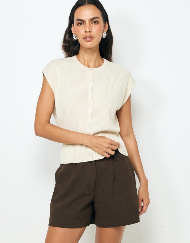 AERE - April Organic Cotton Knit Vest
