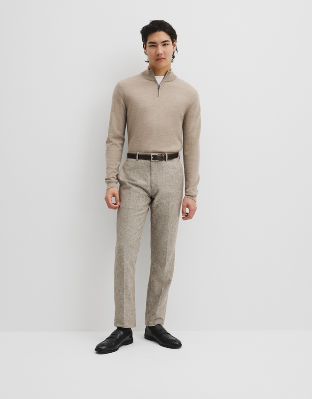 Country Road - Australian Merino Long Sleeve Vam Half Zip Knit