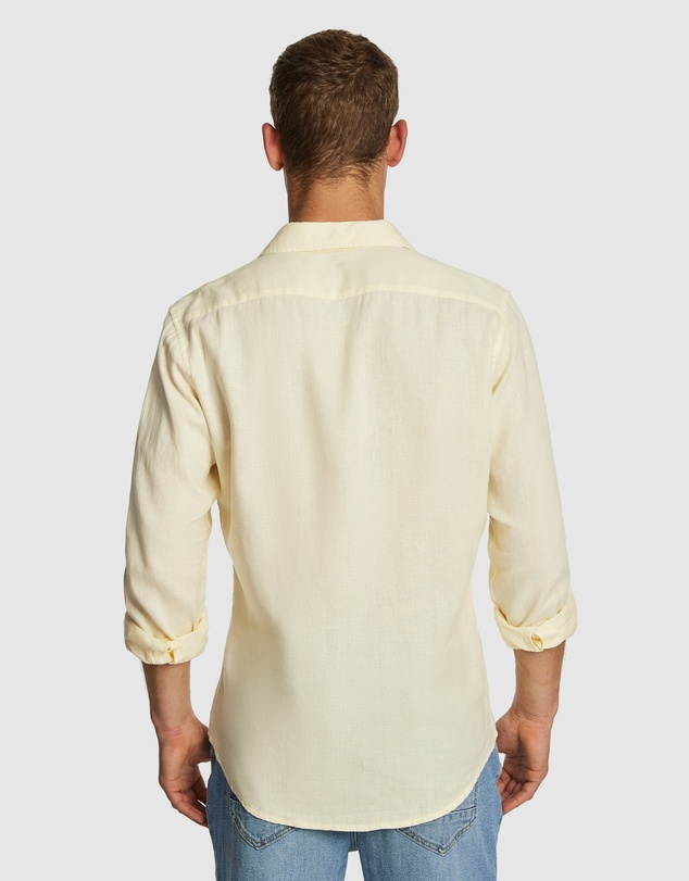 yd. - West Hampton Pure Linen Shirt