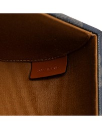Pre-Loved by Azura Reborn - Pre-Loved Triomphe Coated Canvas Round Box Handbag