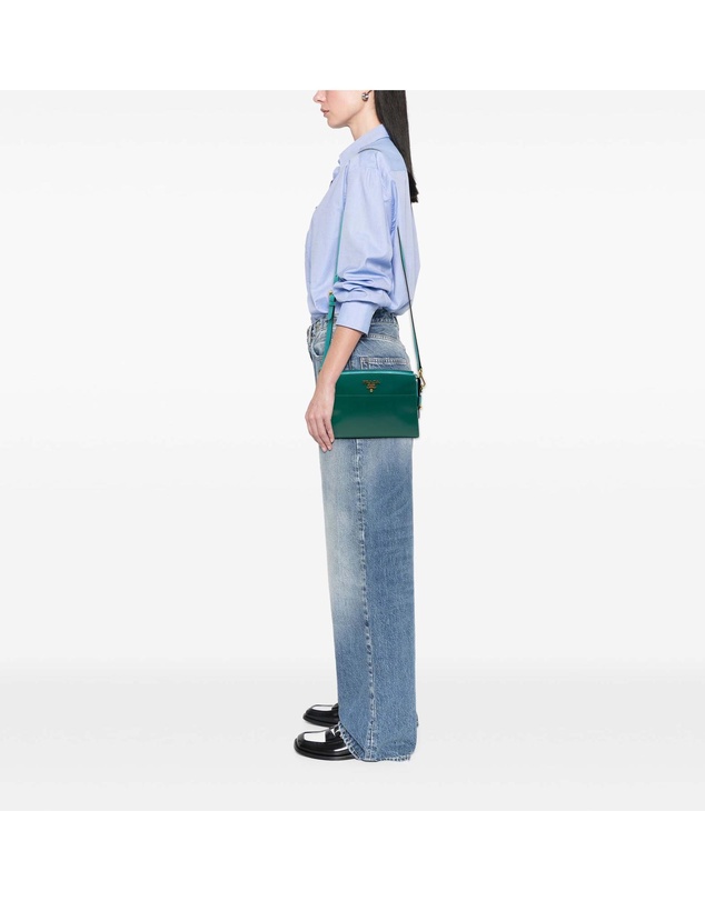 Pre-Loved by Azura Reborn - Pre-Loved Bicolor Saffiano Vernice Esplanade Crossbody