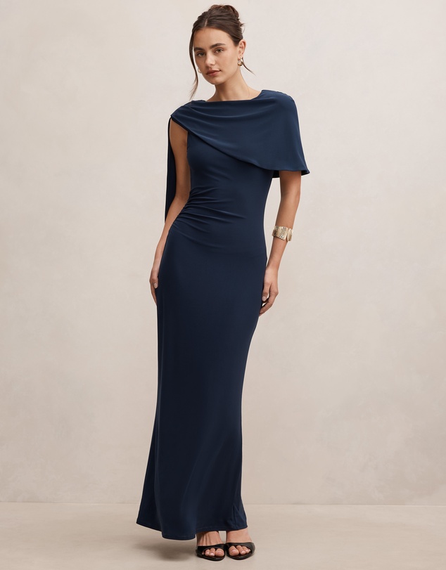 Forever New - Kosa Cape Scarf Maxi Dress