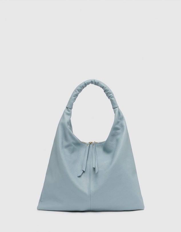 Florence - Elizabeth Sky Blue Hobo Leather Bag