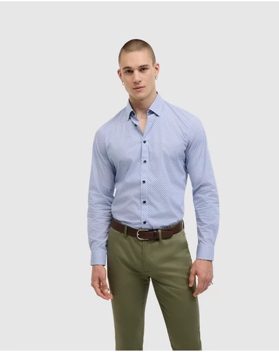 Politix - Reeves Geo Long Sleeve Shirt