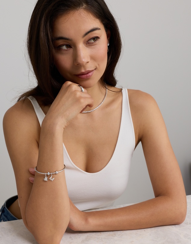 Michael Hill - Puff Love Heart Pendant in Sterling Silver