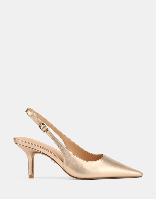 Wittner - Leia Metallic Leather Slingbacks