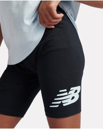 New Balance - Stacked Logo Tee & Cycle Short Set