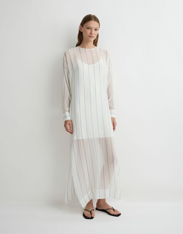 BONDI BORN - Capri Silk Tunic Dress