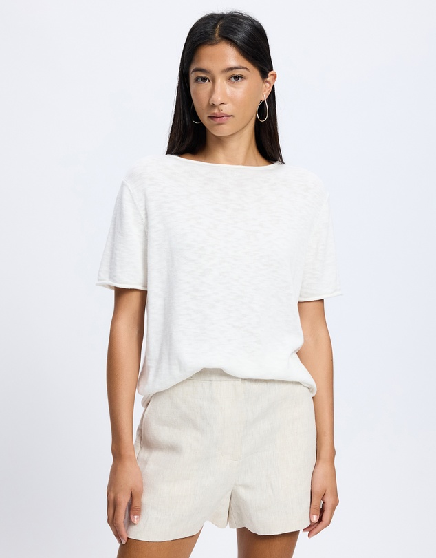 White By FTL - Daisy Knit Top