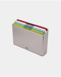 Joseph Joseph - Folio™ Icon 4-piece Regular Chopping Board Set with Storage Case (Multicolour)