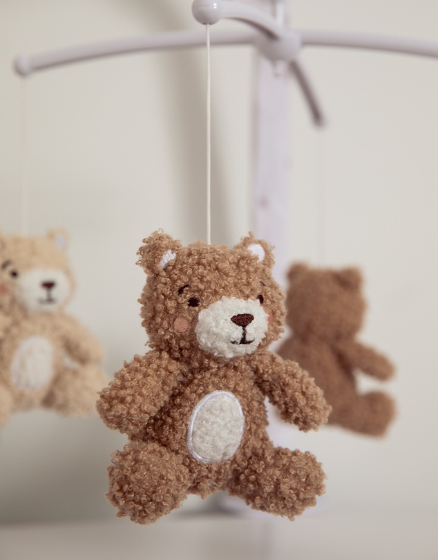 Living Textiles - Musical Mobile Set - Cuddly Bear