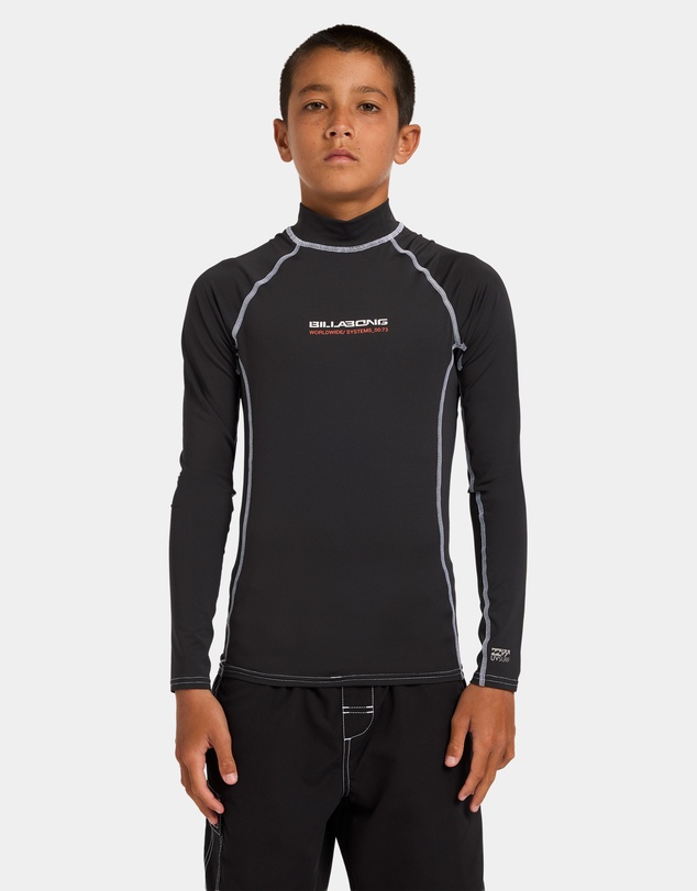 Billabong Kids - Boys 8 to 16 Spec 73 Performance Fit Long Sleeve Rashguard