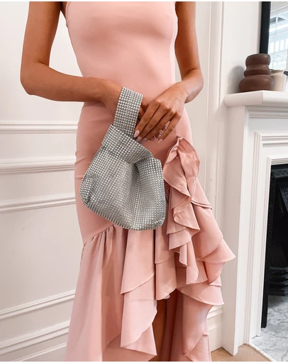 Esther & Co - Yelena Wrist Bag - Silver