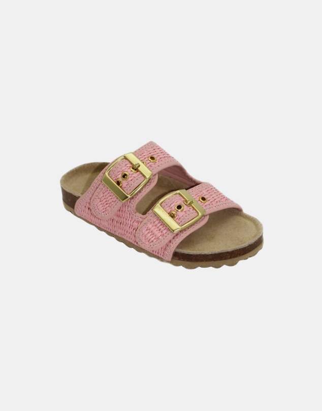 Human - Kid's Gracie Raffia Sandals Pink