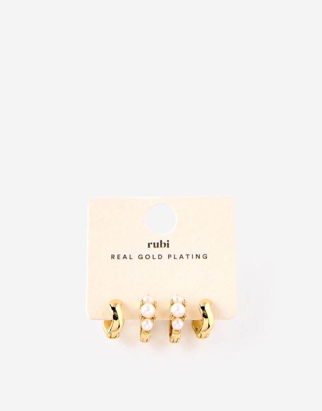 Rubi - 2Pk Mid Earring